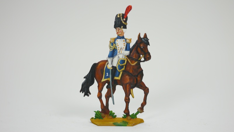 General zu Pferd (Alte Garde), (Gravur Trips)