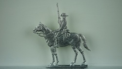 Soldat auf Pferd, Kriegerdenkmal in Windhuk, AH=50mm