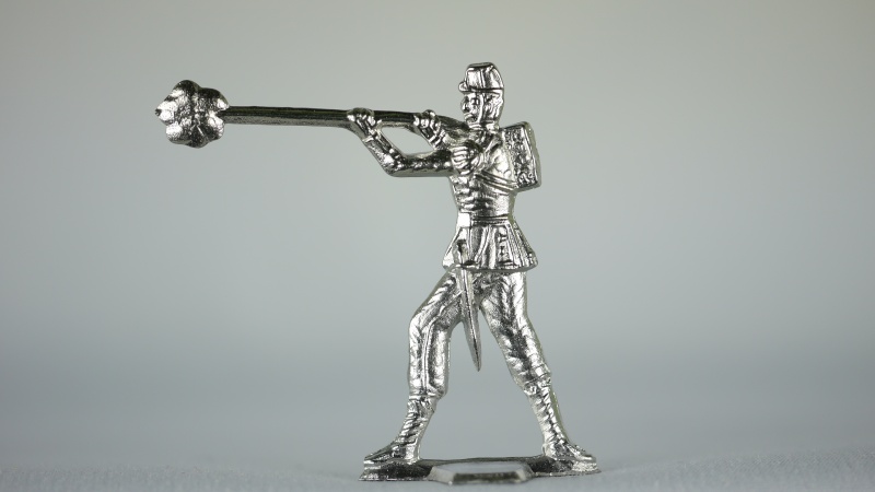 französischer Soldat, stehend, schießend, AH=30mm