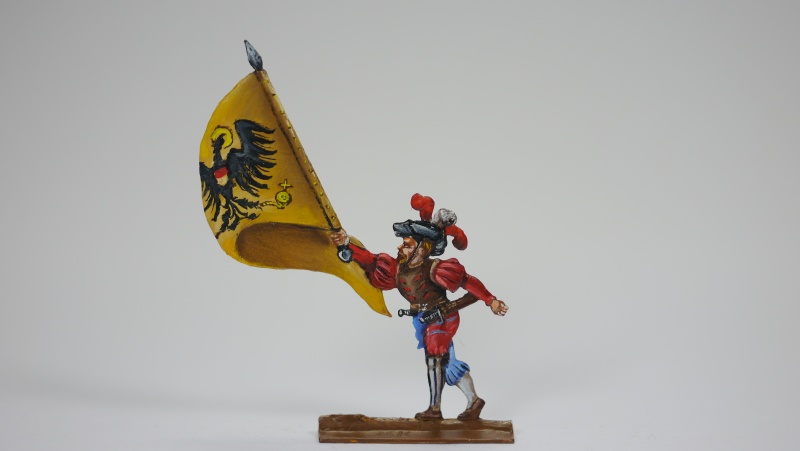 Landsknecht mit Fahne