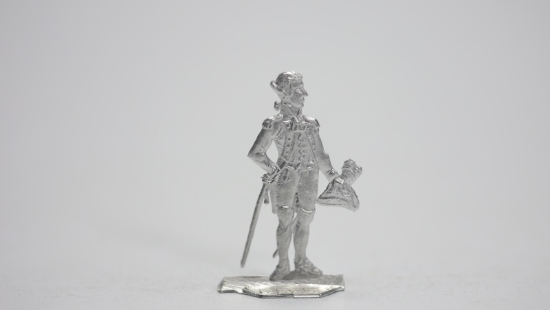 General Lafayette zu Fuß, Hut in der Hand (C 194)