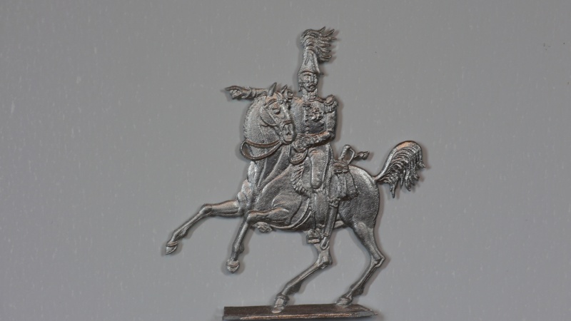 Friedrich Wilhelm III. auf sich bäumendem Pferd