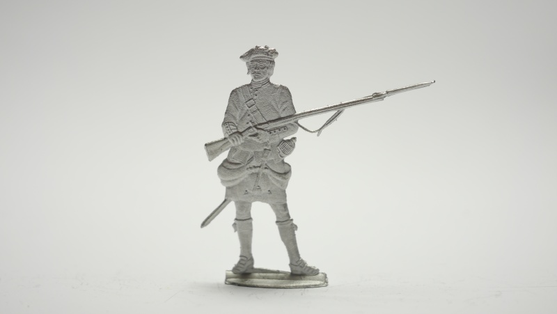 Private Kelth Highlander 1760, einseitig graviert, 54mm