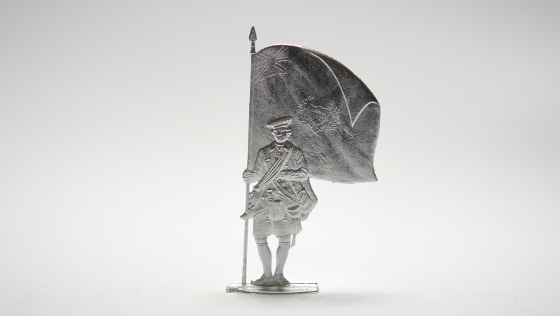 Flag Bearer Kelth Highlander 1760, einseitig graviert, 54mm