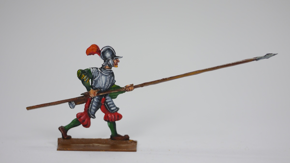 Landsknecht mit Kanonenkugel