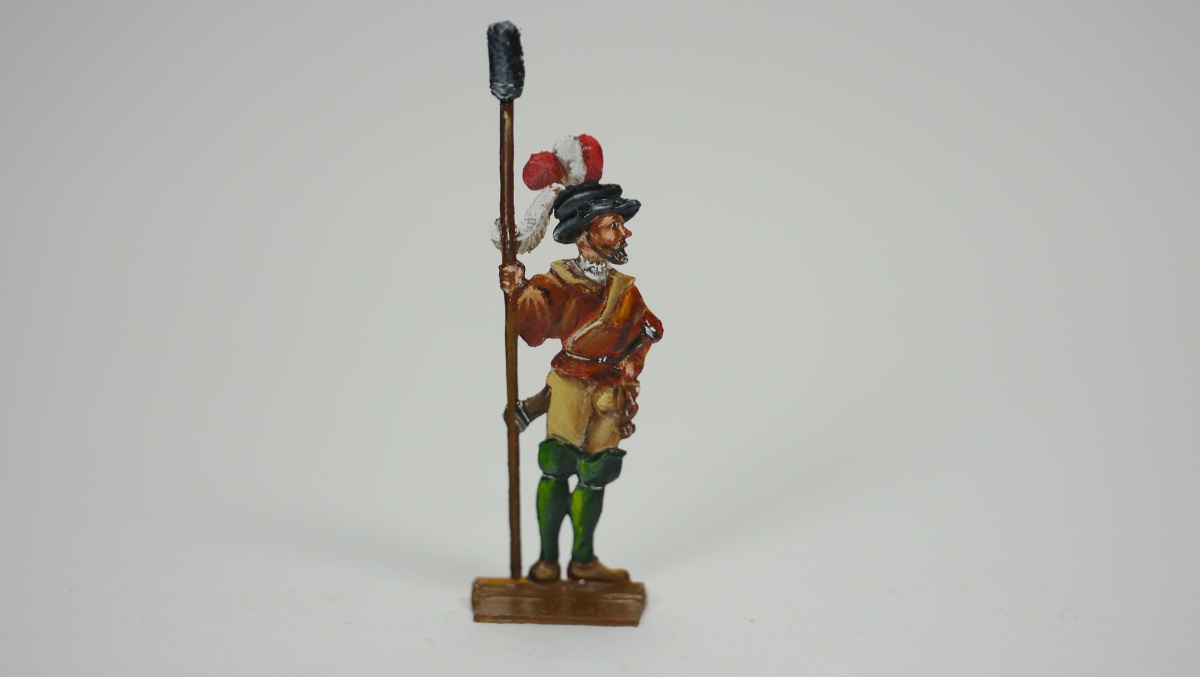 Landsknecht mit Wischer