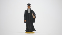 Rechtsanwalt, beidseitig graviert, Größe ca.90mm