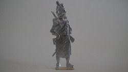 ranzösischer Sappeur 1813, frontal, beidseitig graviert, AH= 70mm