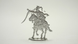 Preuße zu Pferd, Wachtmeister, beidseitig graviert