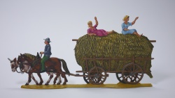 Erntewagen auf dem Heimweg, beidseitig graviert, Größe= 130x 65mm
