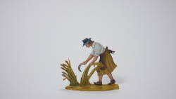 Schnitterin mit Sichel, beidseitig graviert