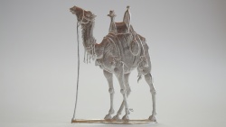 Dromedar stehend, beidseitig graviert, GH=105mm, B=80mm